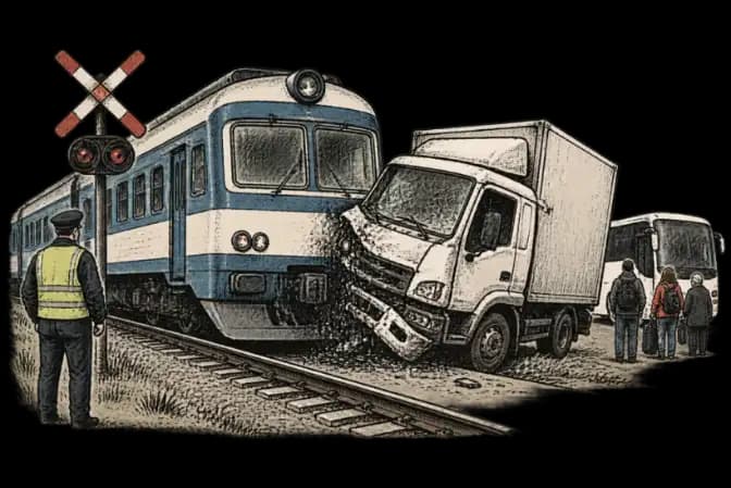 Teherautóval ütközött egy személyvonat Kismacsnál, pótlóbuszokat indított a MÁV
